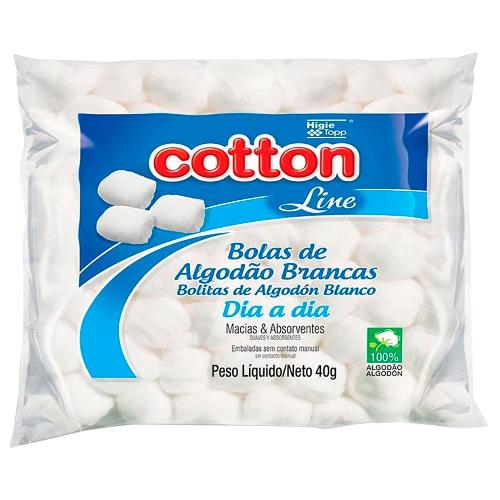 Kit 3 Pac Algodão Puro Algodão Dia A Dia Bolas Brancas