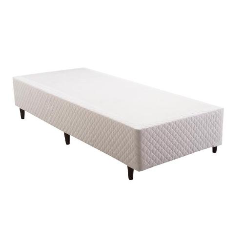 Base Cama Box Solteiro Herval Malha, 28x96x203 cm, Branco