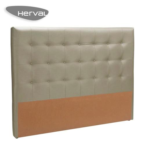 Cabeceira Herval Estofada Casal Plaxx, 138 cm, Caqui