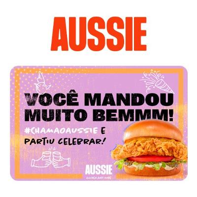 Cartão Presente Aussie Imediato