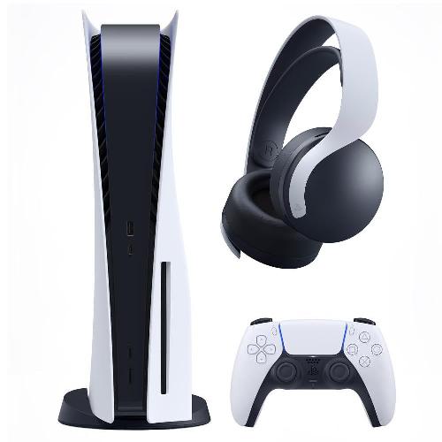 Console Playstation 5 1TB SSD + Controle Sem Fio DualSense + Headset sem Fio Sony Pulse 3D