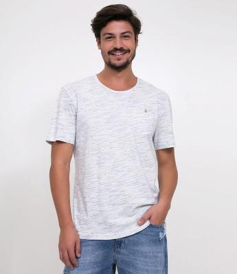 Camiseta Estampada com Bolso
