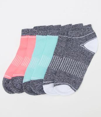 Kit com 3 Meias Invisíveis Mescla 