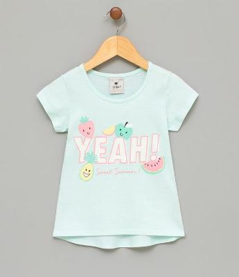 Blusa Infantil com Estampa - Tam 1 a 4