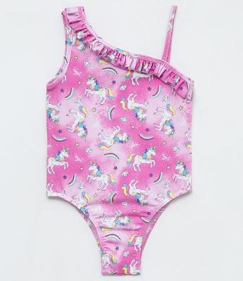 Maio Infantil Estampado Unicórnio - Tam 1 a 14