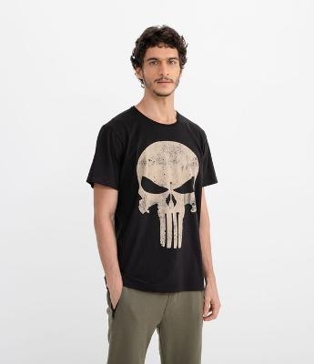 Camiseta Masculina com Estampa Avengers