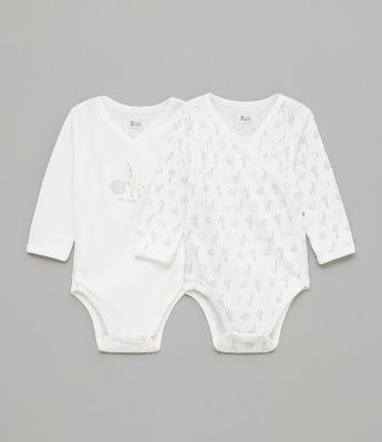 Kit Body Infantil Kimono Básico e Estampado - Tam 0 a 18 meses