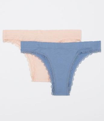 Kit com 2 Calcinhas Biquíni Sem Costura