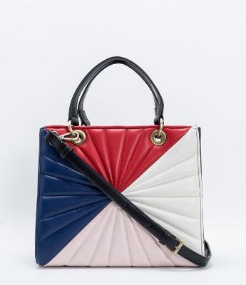 Bolsa Satchel Patchwork Náutico