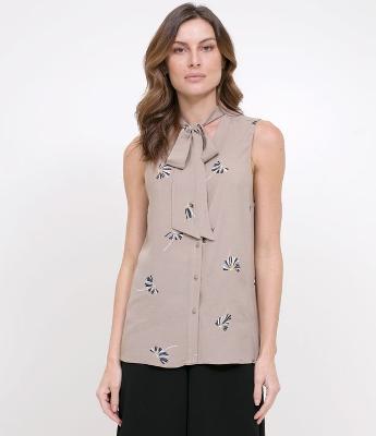 Regata Floral com Amarração