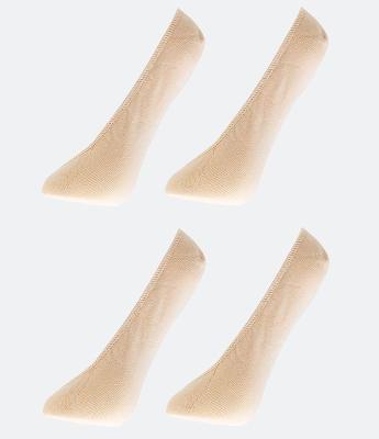 Kit com 2 Meias Sapatilha Super Invisíveis