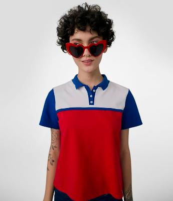 Blusa Polo Block Color