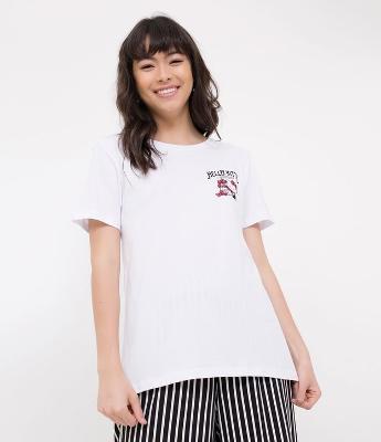 Blusa com Estampa Hello Kitty Frente e Costas 