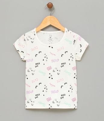 Blusa Infantil Estampada - Tam 1 a 4