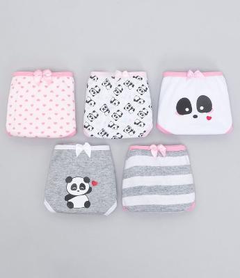 Kit com 5 Calcinhas Estampadas - Tam 2 a 14