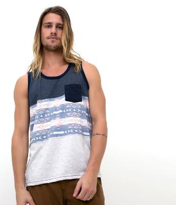 Regata Listrada com Bolso