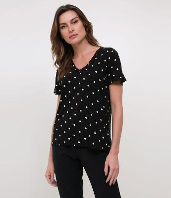 Blusa Poá em Material Sustentável
