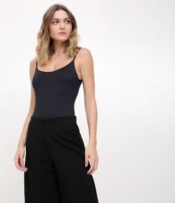 Body Liso com Alças Finas 