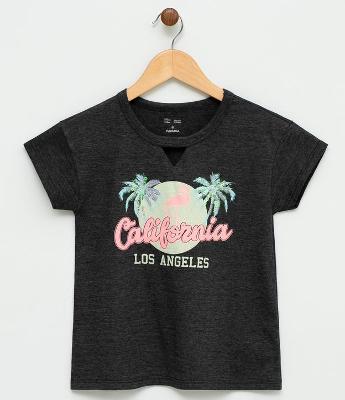 Blusa Infantil com Estampa - Tam 5 a 14
