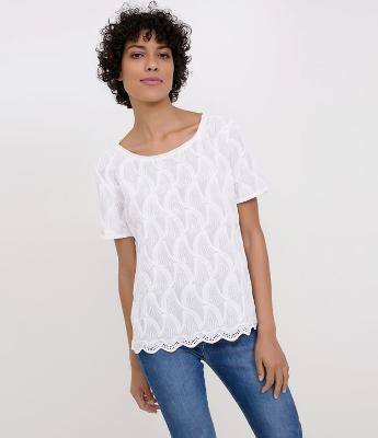 Blusa Laise com Bordados e Paetês