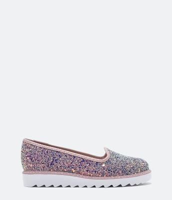 Sapato Infantil Flatform com Glitter Fuzarka - Tam 28 ao 35