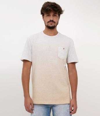 Camiseta Degradê com Bolso