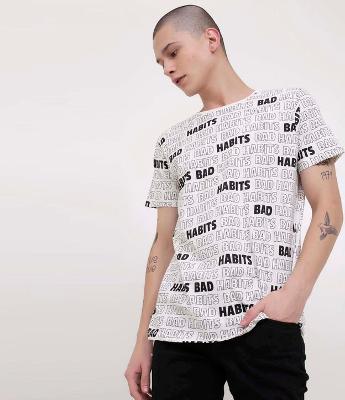 Camiseta Estampada Bad Habits