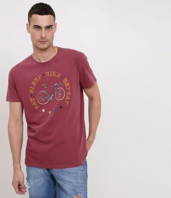 Camiseta Comfort com Estampa
