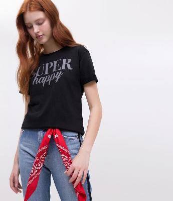 Blusa em Moletom com Estampa 