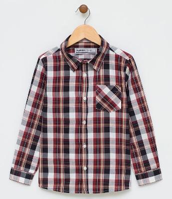 Camisa Infantil São João em Xadrez - Tam 5 a 14