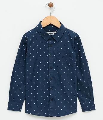 Camisa Infantil Estampada - Tam 6 a 14