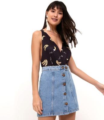 Body Estampado com Tucano Listrado 