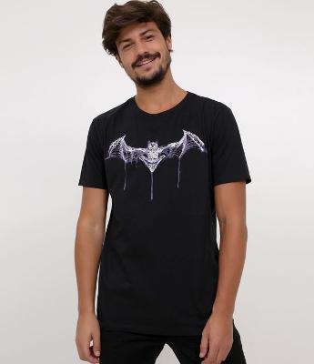 Camiseta com Estampa - Brilha no Escuro