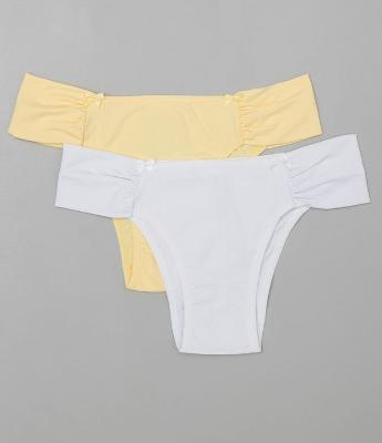Kit com 2 Calcinhas Biquíni Básicas 