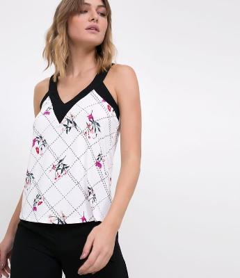 Regata com Estampa Floral