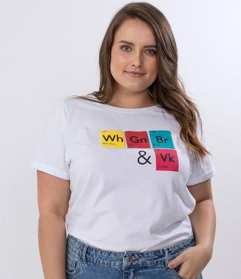 Blusa com Estampa Beer Curve & Plus Size