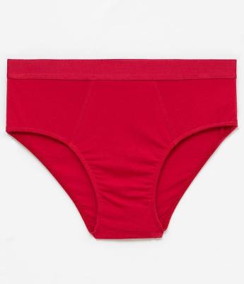 Cueca Slip Vermelha em Algodão