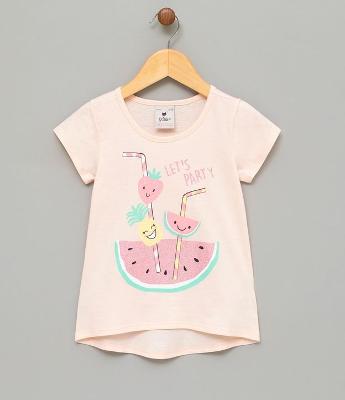 Blusa Infantil com Estampa - Tam 1 a 4