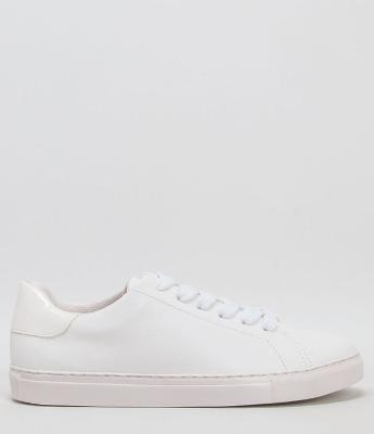 Tênis Feminino Branco Liso Satinato