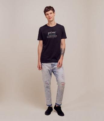 Camiseta com Estampa Signo Peixes