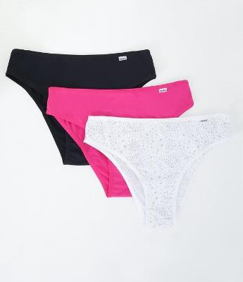 Kit com 3 Calcinhas Biquíni DelRio