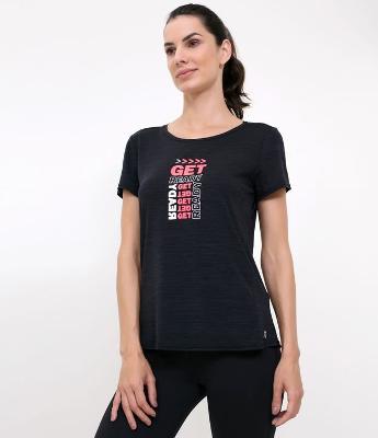Camiseta Esportiva Estampa Get Ready