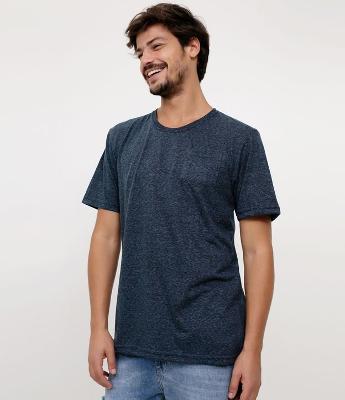 Camiseta Básica com Bolso