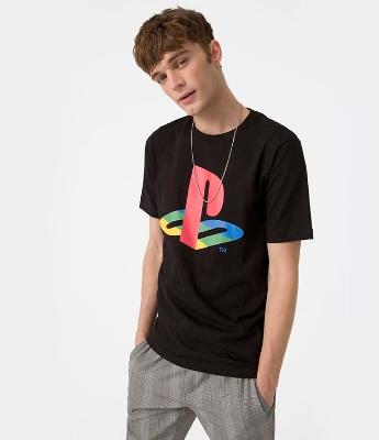 Camiseta com Estampa Playstation