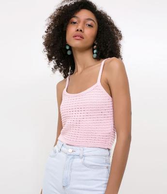 Regata Cropped com Amarração nas Costas